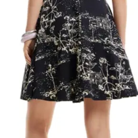 Desigual Strappy Skater Dress - Picture 3 of 5